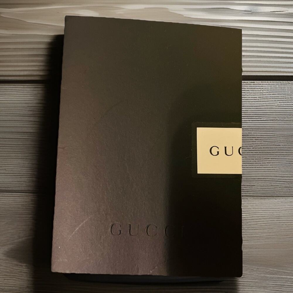 Gucci Authentic Black Gift Receipt Envelope 3”x4” Sticker Sealed